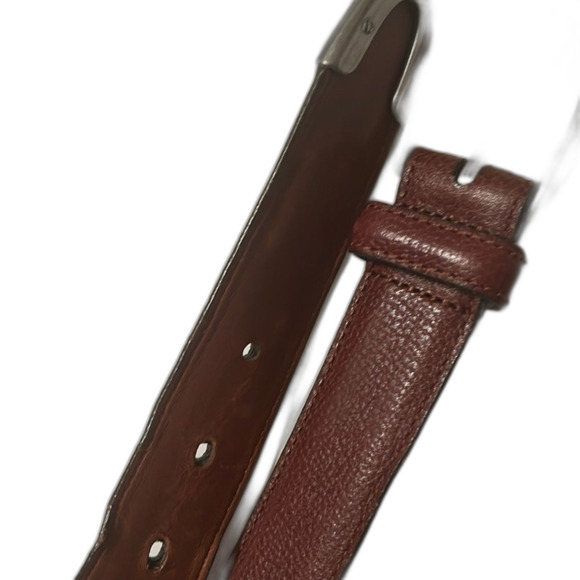 Coach Brown Leather Men's Belt 5930 Size 42'/105 CM - Picture 2 of 6